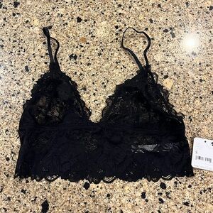 Intimately Free people lace bra size small black